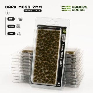 Static Grass Tufts - Dark Moss 2mm