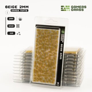 Static Grass Tufts - Beige 2mm