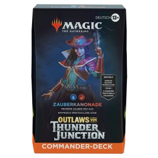 Magic the Gathering: Outlaws of Thunder Junction - Commander-Deck - Zauberkanonade (1) (DE)