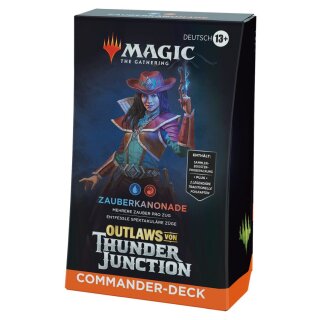 Magic the Gathering: Outlaws of Thunder Junction - Commander-Deck - Zauberkanonade (1) (DE)