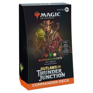 Magic the Gathering: Outlaws of Thunder Junction - Commander-Deck - Bl&uuml;hende W&uuml;ste (1) (DE)