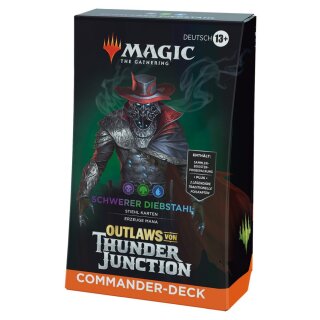 Magic the Gathering: Outlaws of Thunder Junction - Commander-Deck - Schwerer Diebstahl (1) (DE)