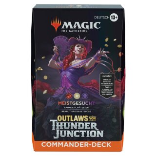 Magic the Gathering: Outlaws of Thunder Junction - Commander-Deck - Meistgesucht (1) (DE)