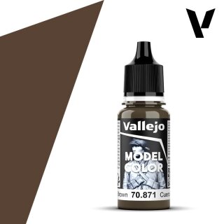 Vallejo Model Color - Leather Brown (70871) (18ml)