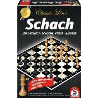 Classic Line: Classic Line, Schach mit extra gro&szlig;en Spielfiguren (DE)