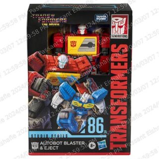 Transformers Studio Series - Voyager the Transformers: The Movie 86-25 Autobot Blaster &amp; Eject