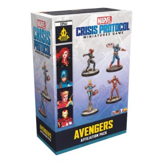 Marvel: Crisis Protocol &ndash; Avengers Affiliation Pack (Multiligual)
