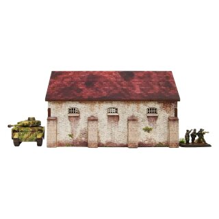 WW2 Normandy Cowshed (PREPAINTED)