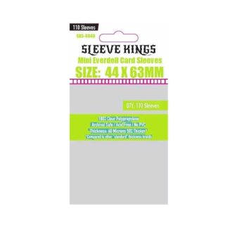 Sleeve Kings - &quot;Etherfields Mini Compatible&quot; Sleeves (44 X 63 MM) - 110/Pack
