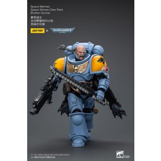 Warhammer 40k Actionfigur 1/18 Space Marines Space Wolves Claw Pack Brother Gunnar 12 cm