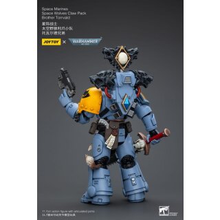 Warhammer 40k Action Figure 1/18 Space Marines Space Wolves Claw Pack Brother Torrvald 12 cm