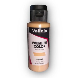 Vallejo Premium Color - Airbrush Acrylic - Orange Pink (62002) (60ml)