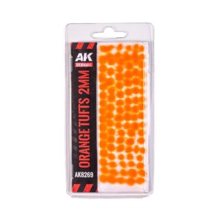 AK Fantasy Tufts - Orange (2mm)