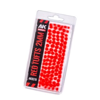AK Fantasy Tufts - Red (2mm)