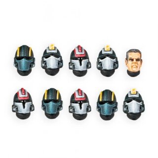 Helldrop Trooper Heads (10)