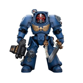 Warhammer 40k Actionfigur: Ultramarines - Terminator Squad Sergeant with Power Sword and Teleport Homer