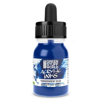 Acrylic Inks - Transparente Fl&uuml;ssige Acrylfarbe - Blau (4276) (30ml)