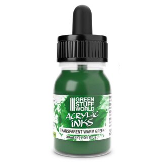 Transparent Acrylic Ink - Warm Green (4278) (30ml)
