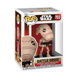 Star Wars: Episode I - Die dunkle Bedrohung Anniversary POP! Vinyl Figur Battle Droid 9 cm
