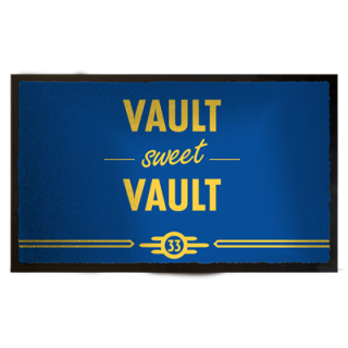 Fallout Door Mat &quot;Vault sweet Vault&quot;