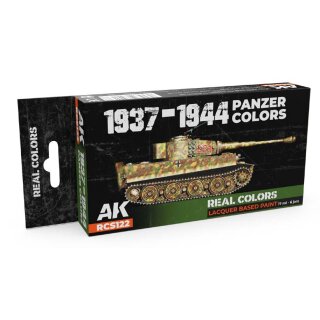 AK Real Colors Paintset - 1937-1944 Panzer Colors (6x 17ml)