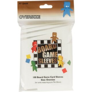 Board Game Sleeves Oversize transparent 82x124mm (100)
