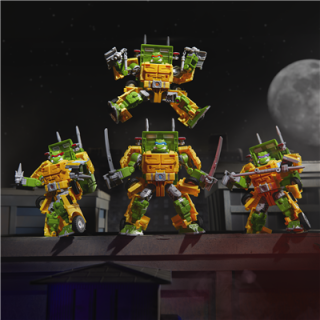Transformers Collaborative Action Figure: Transformers X TMNT Party Wallop
