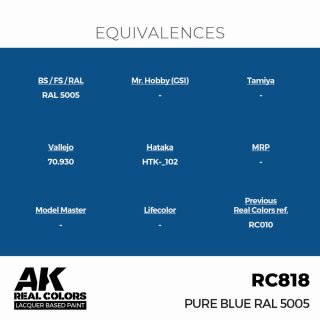 AK - Real Colors - Standard - Pure Blue RAL 5005 (17ml)