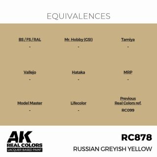 AK - Real Colors - Military - Russian Greyish Yellow (17ml)