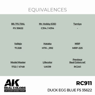 AK - Real Colors - Military - Duck Egg Blue FS 35622 (17ml)