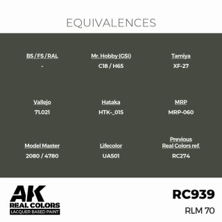 AK - Real Colors - Military - RLM 70 (17ml)