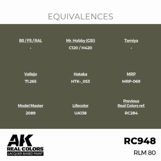 AK - Real Colors - Military - RLM 80 (17ml)
