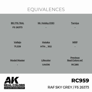 AK - Real Colors - Military - RAF Sky Grey / FS 26373 (17ml)