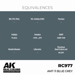 AK - Real Colors - Military - AMT-11 Blue Grey (17ml)