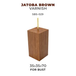 Scale75 - Jatoba - Brown Varnish Bust (35 x 35 x 70)