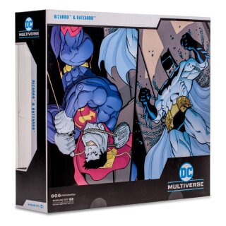 DC Multiverse Actionfiguren 2er-Pack - Bizarro &amp; Batzarro