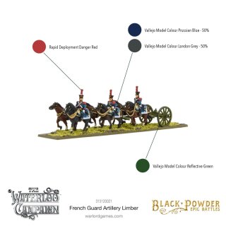 Black Powder Epic Battles: Waterloo - French Guard Artillery Limber