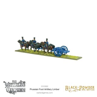 Black Powder Epic Battles: Waterloo - Prussian Foot Artillery Limber