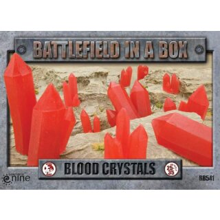 Blood Crystals Red 30mm (6)