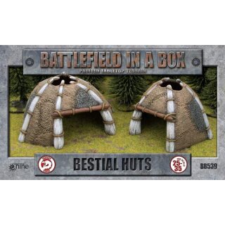 Battlefield in a Box: Bestial Huts - New Huts (f&uuml;r 25-38mm Ma&szlig;stab)
