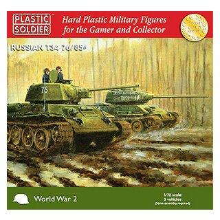 1:72 Russian T34 76/85 Tank Easy Assembly (3)