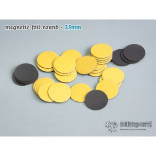 50 Magnetbases 25 x 25 mm mit Ferrofolie selbstklebend Magnet Bases Magnetfolie