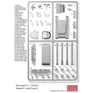 1:72 German Panzer III G,H Tank Easy Assembly (3)
