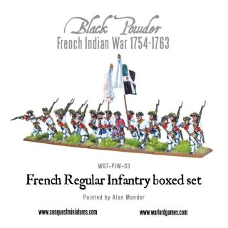 French-Indian War - French Regular Infantry