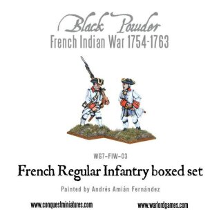 French-Indian War - French Regular Infantry
