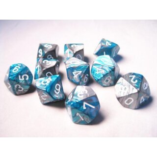 Steel-Teal with white 10xW10 (Gemini)