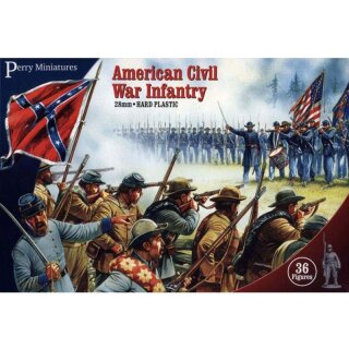 American Civil War: Infantry (1861-1865) plastic boxed set (36)