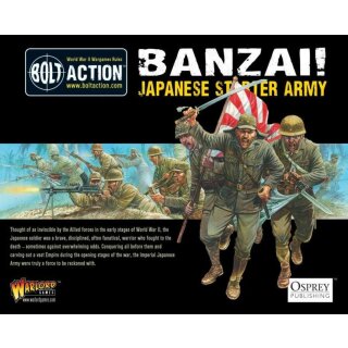 Bolt Action Banzai! Japanese Starter Army (1000 Punkte Armydeal)