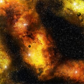 Fiery Nebula Space Game Mat (36&quot; x 36&quot;) (f&uuml;r X-Wing geeignet)