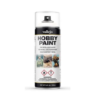 Vallejo Hobby Primer Premium White (400ml) (Grundierspray)